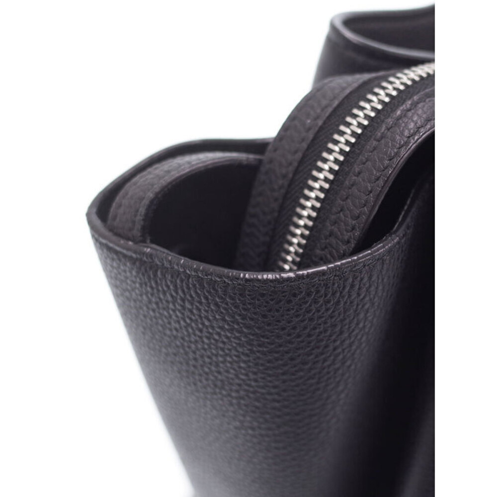 Celine Shoulder Tote Trifold Bag Leather Grained - Picture 6 of 9